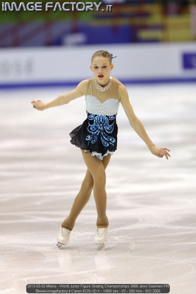 2013-03-02 Milano - World Junior Figure Skating Championships 3866 Jenni Saarinen FIN.jpg